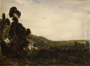 An Old Chapel in a Valley by Theodore Rousseau