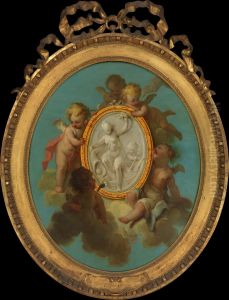 Putti with a Medallion by Eisen, Charles Joseph Dominique