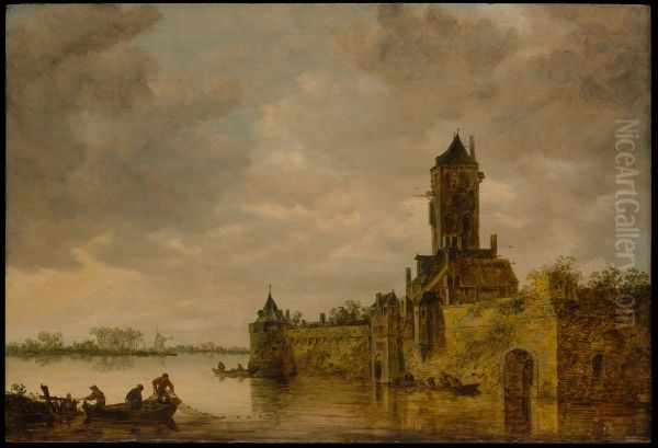 Castle by a River - view 1