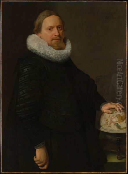 Man with a Celestial Globe - view 1