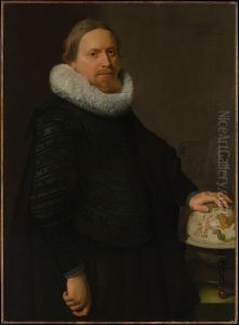 Man with a Celestial Globe by Nicolaes Eliaszoon Pickenoy