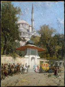 A Mosque by Alberto Pasini
