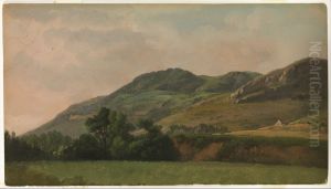 Mountainous Landscape at Tivoli by Simon Denis