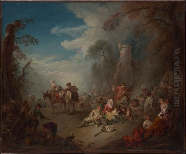 Troops at Rest - view 1