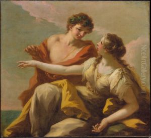 Bacchus and Ariadne by Giovanni Antonio Pellegrini