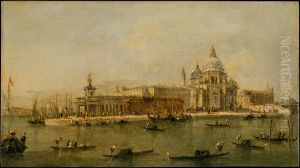 The Dogana and Santa Maria della Salute by Francesco Guardi