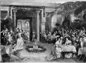 Masquerade Ball at the Ritz Hotel, Paris by Raimundo de Madrazo y Garreta
