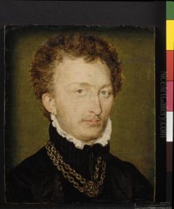 Portrait of a Man with a Gold Chain by Corneille De Lyon