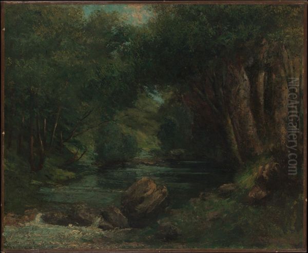 A Brook in the Forest - view 1