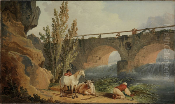 Bridge over a Cascade - view 1