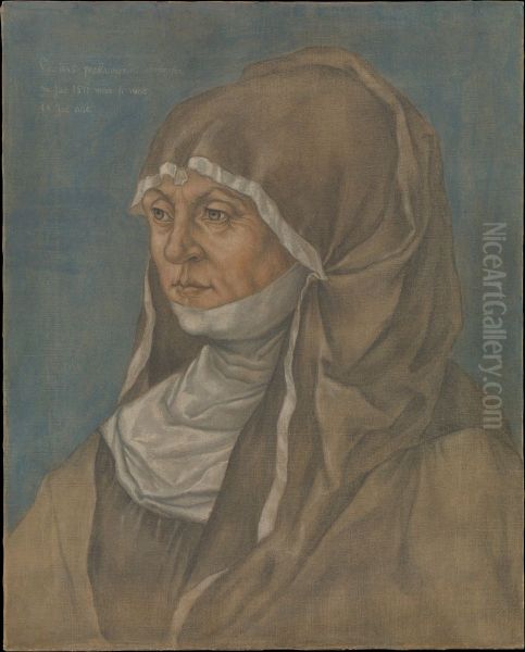 Portrait of a Woman, Said to Be Caritas Pirckheimer (1467-1532) - view 1