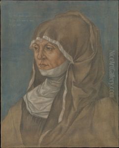 Portrait of a Woman, Said to Be Caritas Pirckheimer (1467-1532) by Albrecht Durer