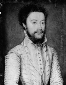 Portrait of a Bearded Man in White