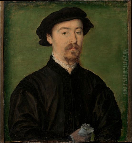 Portrait of a Man with Gloves - view 1