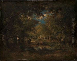 The Forest of Fontainebleau by Narcisse Virgilio Diaz
