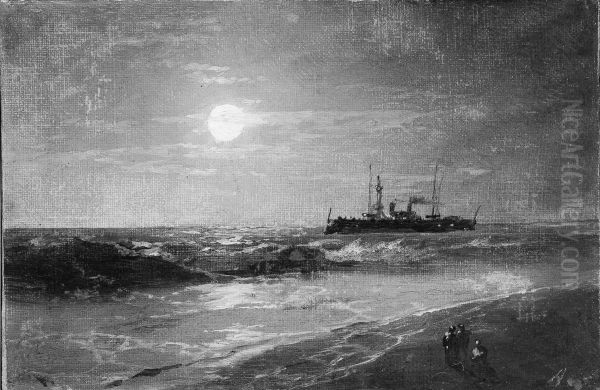 Ship by Moonlight - view 1