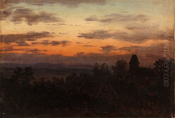 Landscape at Sunset - view 1