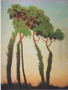 Last sun-rays by Felix Vallotton