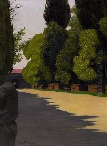 Les Alyscamps, soleil matin Arles by Felix Vallotton