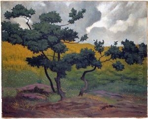 Paysage compose, sous-bois by Felix Vallotton