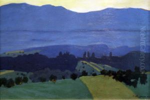 Landscape in the Jura Mountains near Romanel by Felix Vallotton