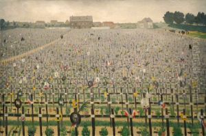 Le Cimetiere militaire de Chalons by Felix Vallotton