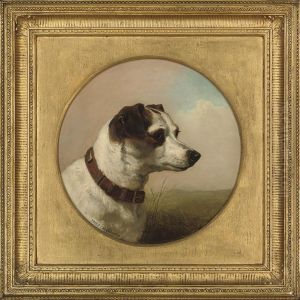 A Dog In An Extensive Landscape by James Yates Carrington
