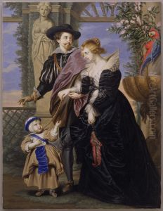 Copy after "Rubens, His Wife Helena Fourment (1614-1673), and Their Son Frans (1633-1678)"