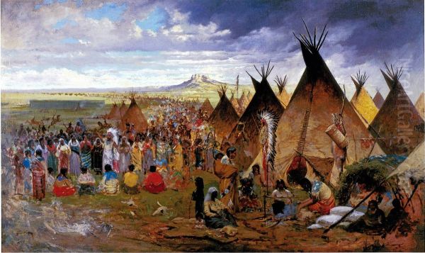 Sioux Encampment - view 1