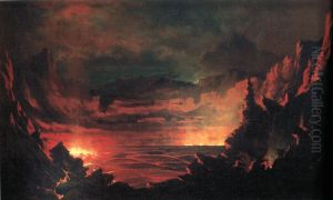 Kilauea Caldera by Jules Tavernier