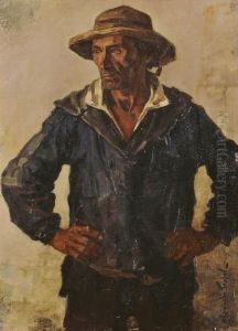 Gourlaouen, pecheur de Pont-Aven by Achille Granchi-Taylor