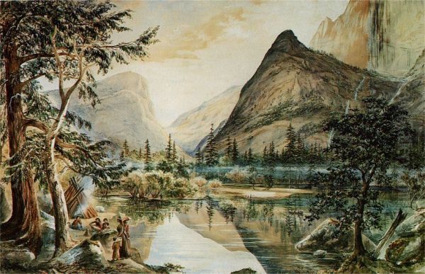 Indian Life at Mirror Lake. - view 1