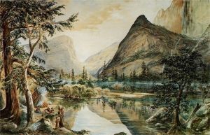Indian Life at Mirror Lake. by Constance Gordon-Cumming