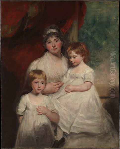 Mrs. John Garden (Ann Garden, 1769-1842) and Her Children, John (1796-1854) and Ann Margaret (born 1793) - view 1
