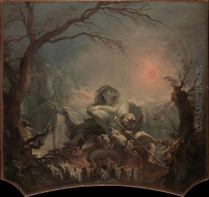 Allegory of Winter by Jacques de Lajoue