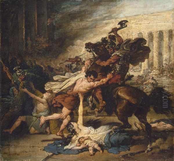 The Sack of Jerusalem by the Romans - view 1