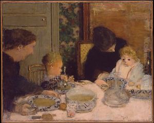 Le repas des enfants by Pierre Bonnard