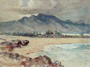 Beach with Blue Mountain (Haleiwa)