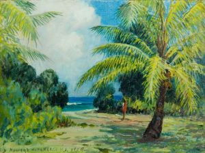 At Lanikai by D. Howard Hitchcock