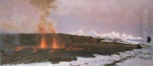 Mokuaweoweo at Top of Mauna Loa by D. Howard Hitchcock