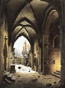 Walkenried Abbey by Carl Hasenpflug