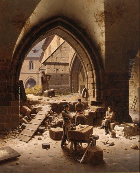 Partie des Kreuzganges der Liebfrauenkirche Halberstadt - view 1