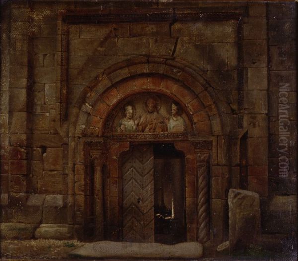 Northwest Portal of St. Godehard - view 1