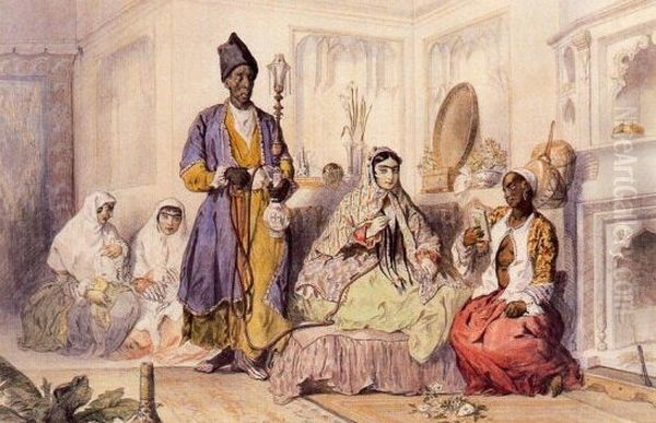 Dans un harem de Teheran. - view 1