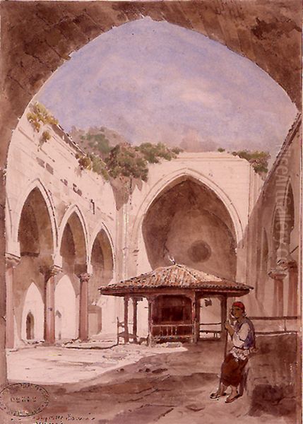 Coast of the Black Sea, Courtyard of Suleyman Pervane Madrasa - view 1