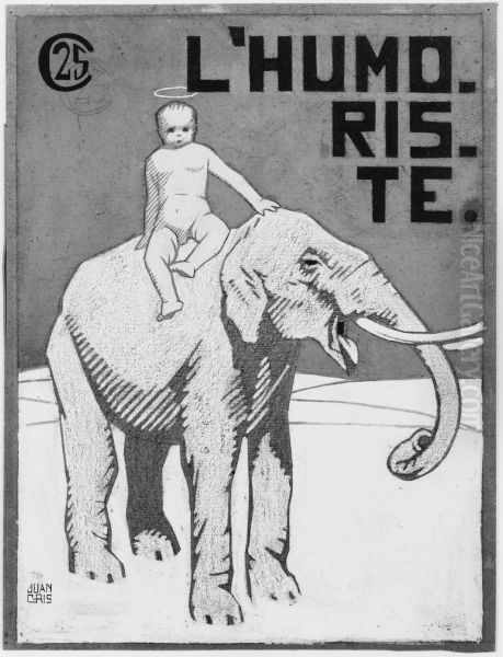 Seated Angel (cover design for "L'Humoriste") - view 1