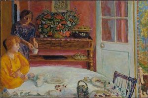 The Dining Room, Vernonnet by Pierre Bonnard