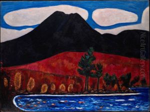 Mt. Katahdin (Maine), Autumn #2 by Marsden Hartley