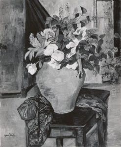 Lilacs and Peonies by Suzanne Valadon