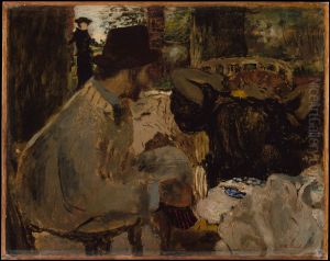 Conversation by Jean-Edouard Vuillard